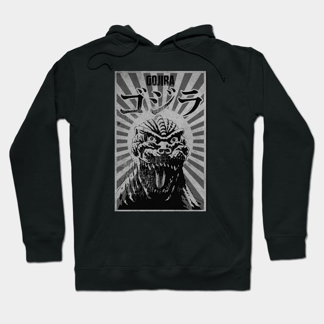 Vintage Gojira Propaganda Hoodie by CTShirts